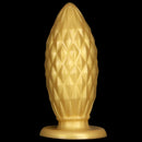 7.48in Gold Silicone Soft Butt Plug Dildo For Men And Women Sexual Toy