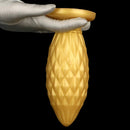 7.48in Gold Silicone Soft Butt Plug Dildo For Men And Women Sexual Toy