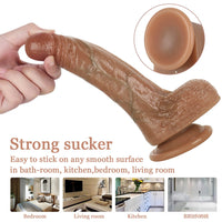 7.48in Good Silicone Riding Big Dildo With Sexy Glans