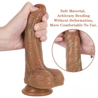 7.48in Good Silicone Riding Big Dildo With Sexy Glans