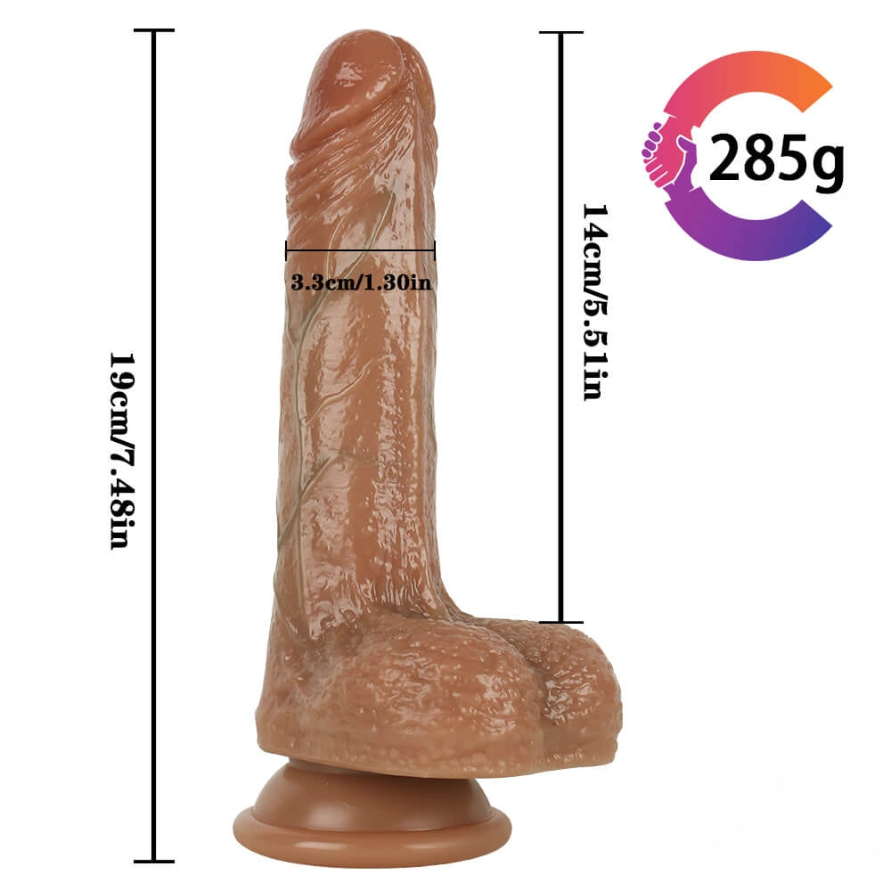 7.48in Good Silicone Riding Big Dildo With Sexy Glans