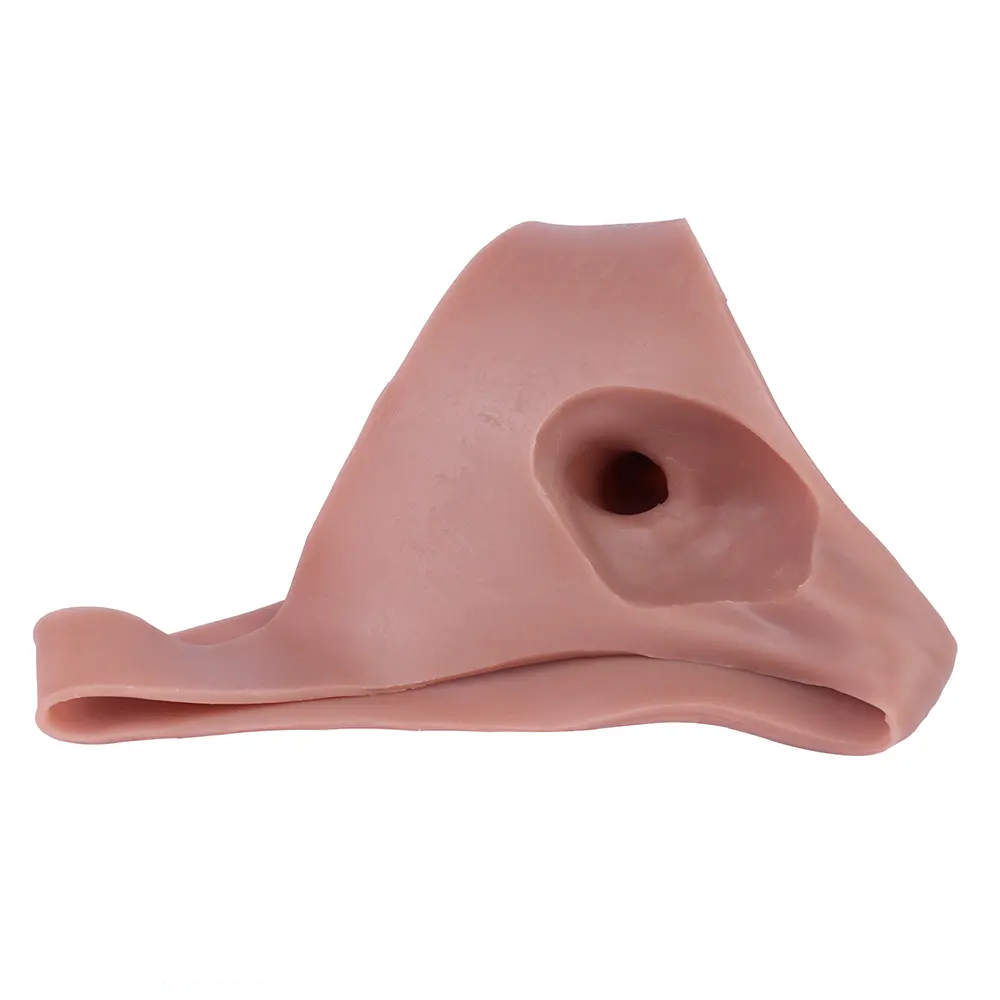 7.48in Hollow Penis Dildo Sleeve Silicone Soft Pants For Hanging Simulation