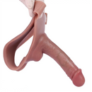 7.48in Hollow Penis Dildo Sleeve Silicone Soft Pants For Hanging Simulation