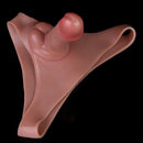 7.48in Hollow Penis Dildo Sleeve Silicone Soft Pants For Hanging Simulation