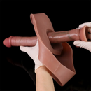 7.48in Hollow Penis Dildo Sleeve Silicone Soft Pants For Hanging Simulation