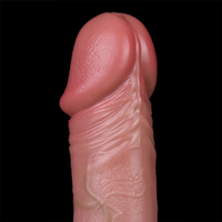 7.48in Hollow Penis Dildo Sleeve Silicone Soft Pants For Hanging Simulation