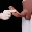 7.48in Hollow Penis Dildo Sleeve Silicone Soft Pants For Hanging Simulation