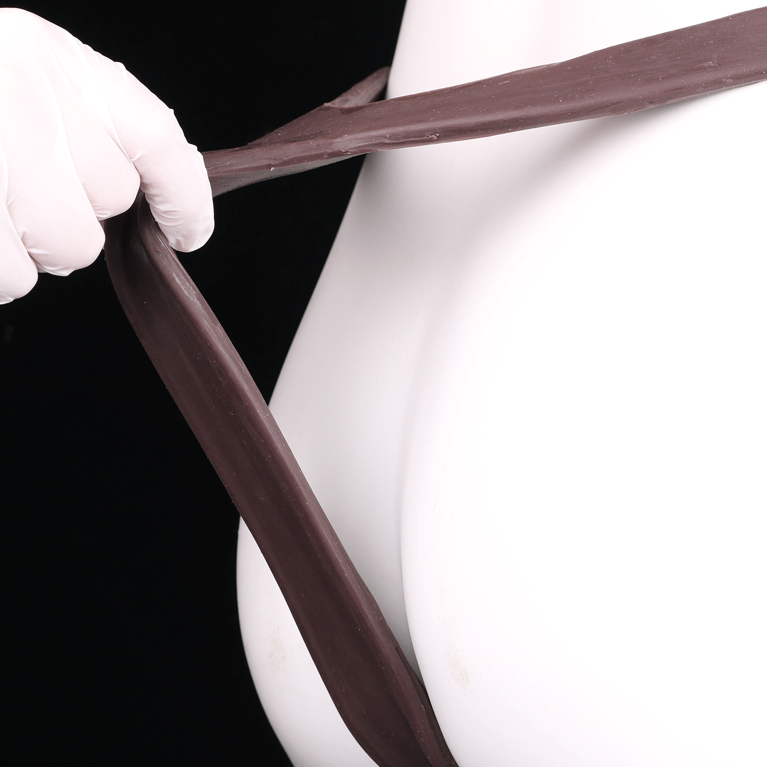 7.48in Hollow Strap on Silicone Soft Dildo Panty For Manual Climax Toy