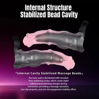 7.48in Horse Cock Silicone Sleeve Soft Leather Armor Style Hollow Sleeve
