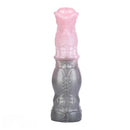 7.48in Horse Cock Silicone Sleeve Soft Leather Armor Style Hollow Sleeve