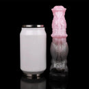 7.48in Horse Cock Silicone Sleeve Soft Leather Armor Style Hollow Sleeve