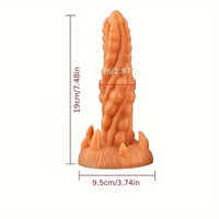 7.48in Lifelike Silicone Soft Jellyfish Monster Dildo For Anal Expansion