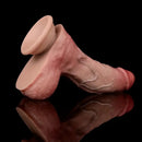7.48in Liquid Dual Density Silicone Realistic Penis Female Masturbation Dildo