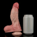 7.48in Liquid Dual Density Silicone Realistic Penis Female Masturbation Dildo