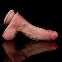 7.48in Liquid Dual Density Silicone Realistic Penis Female Masturbation Dildo