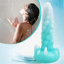 7.48in Luminous Fantasy Silicone Soft Penis Dildo With Spiked Texture