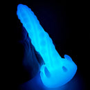 7.48in Luminous Fantasy Silicone Soft Penis Dildo With Spiked Texture