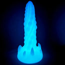 7.48in Luminous Fantasy Silicone Soft Penis Dildo With Spiked Texture