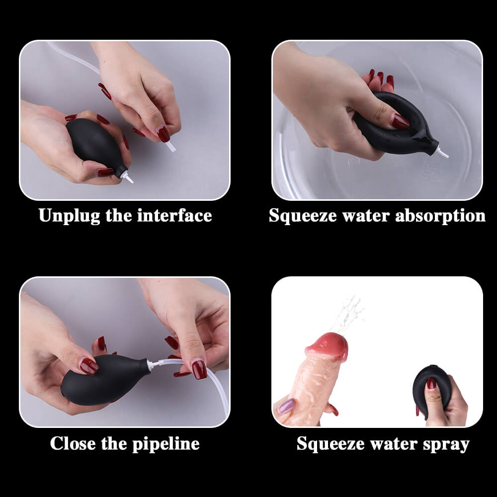 7.48in Men Women Fucking Using Cumming Dildo For Adult