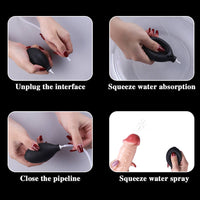 7.48in Men Women Fucking Using Cumming Dildo For Adult