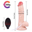 7.48in Men Women Fucking Using Cumming Dildo For Adult
