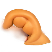 7.48in Monster Silicone Soft Female Anal Plug Dilator Thumb Dildo