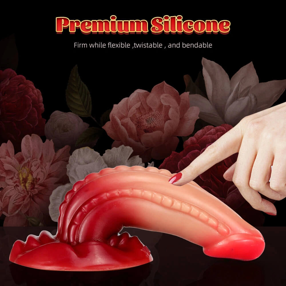 7.48in New Style Silicone Makeup Odd Fantasy Lifelike Dildo For Orgasm