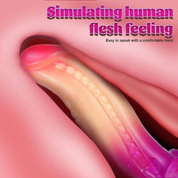7.48in New Style Silicone Makeup Odd Fantasy Lifelike Dildo For Orgasm