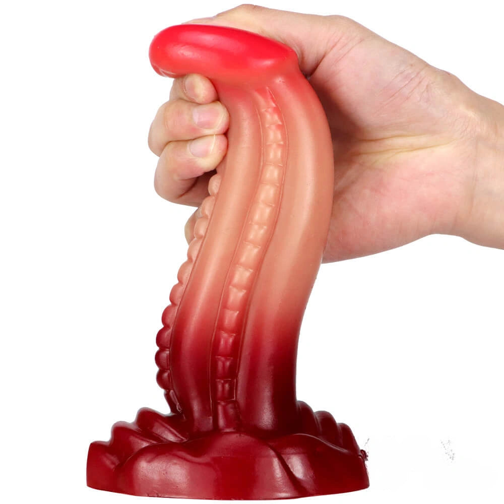 7.48in New Style Silicone Makeup Odd Fantasy Lifelike Dildo For Orgasm