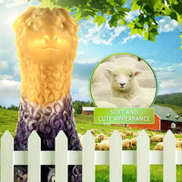 7.48in Novelty Sheep-Shaped Animal Male Receptacle Flexible Dildo
