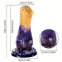 7.48in Novelty Sheep-Shaped Animal Male Receptacle Flexible Dildo