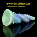7.48in Octopus Tentacle Monster Soft Silicone Anal Luminous Fantasy Dildo