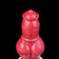 7.48in Real Monster Knot Silicone Soft Dildo For Women Men G Spot Sex