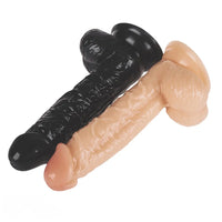 7.48in Real PVC Skin Feeling Dildo Sex Toy For Women Penis Suction Cup