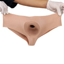 7.48in Real Skin Cock Sleeve Hollow Sleeve Cock Strap on Dildo For Love