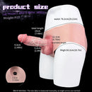 7.48in Real Skin Cock Sleeve Hollow Sleeve Cock Strap on Dildo For Love
