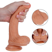 7.48in Realistic Dildo Big Cock Anal Vaginal Sex Toy For Females