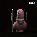 7.48in Realistic Fantasy Penis Liquid Silicone Soft Odd Cock Thick Dildo