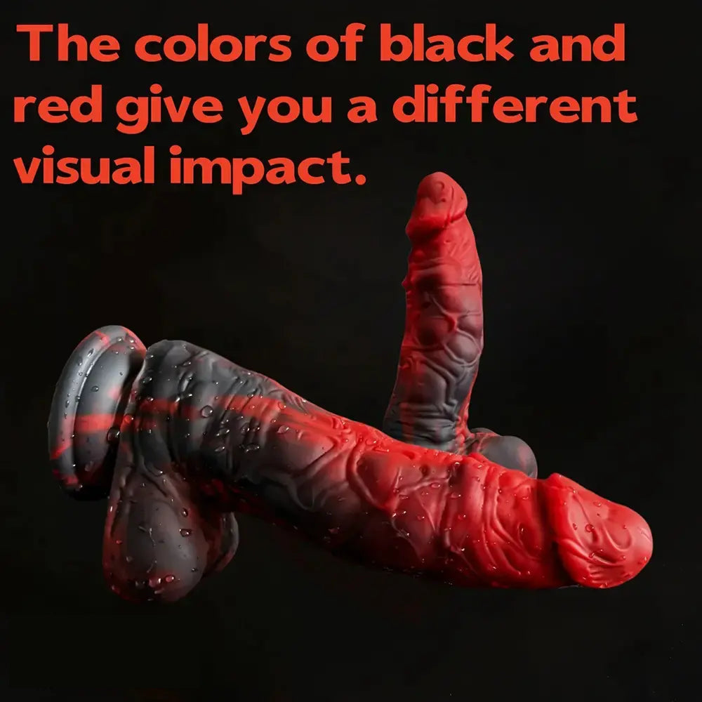 7.48in Realistic Liquid Silicone Beginner Friendly Male Female Soft Dildo