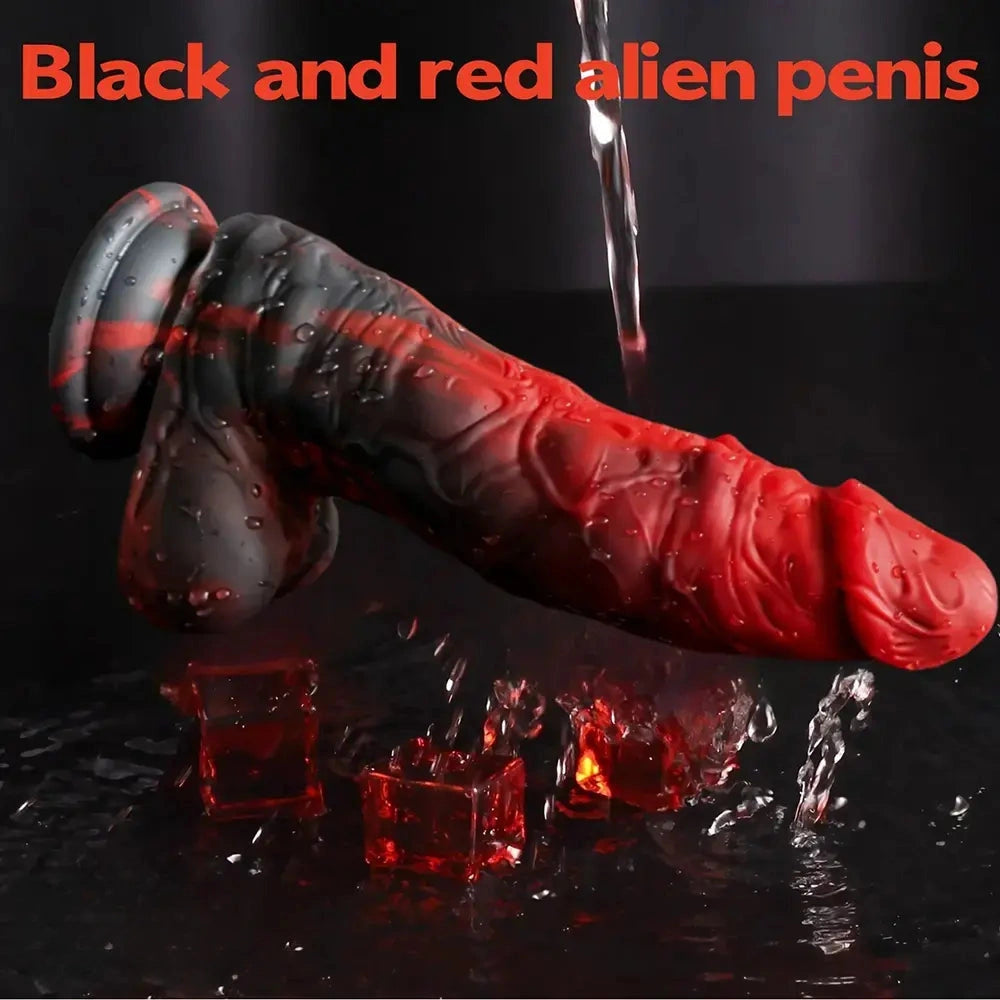 7.48in Realistic Liquid Silicone Beginner Friendly Male Female Soft Dildo