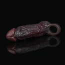 7.48in Realistic Penis Sleeve Wearable Hollow Realistic Veins Dildo Cover