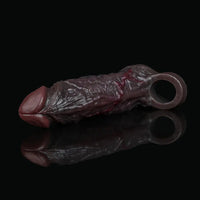 7.48in Realistic Penis Sleeve Wearable Hollow Realistic Veins Dildo Cover
