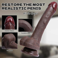 7.48in Realistic Silicone Cock Dildo Real Natural Touch For G-spot Stimulation