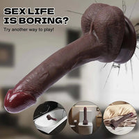 7.48in Realistic Silicone Cock Dildo Real Natural Touch For G-spot Stimulation