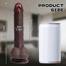 7.48in Realistic Silicone Cock Dildo Real Natural Touch For G-spot Stimulation