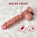 7.48in Realistic Silicone Soft Dildo For Female Male Love Pleasure Sex