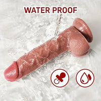 7.48in Realistic Silicone Soft Dildo For Female Male Love Pleasure Sex