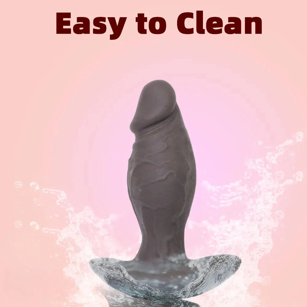 7.48in Realistic Texture T-base Anal Plug Dildo Anal Dilator Stimulation Toy