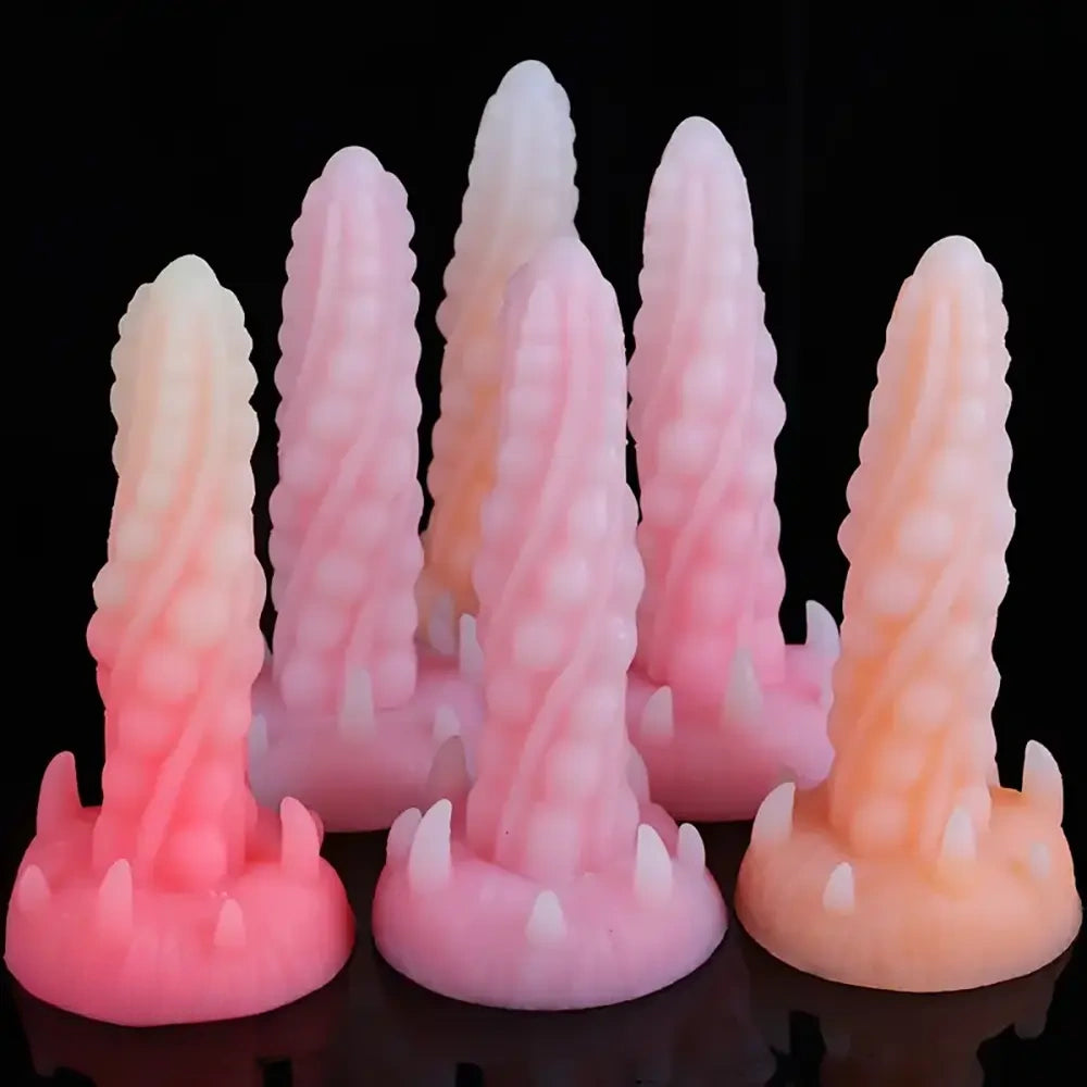 7.48in Silicone Butt Plug Monster Dildo With Suction Cup For Beginners