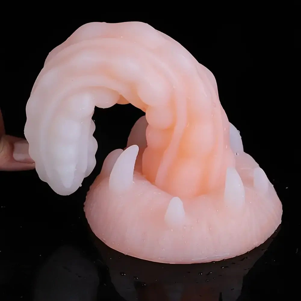 7.48in Silicone Butt Plug Monster Dildo With Suction Cup For Beginners